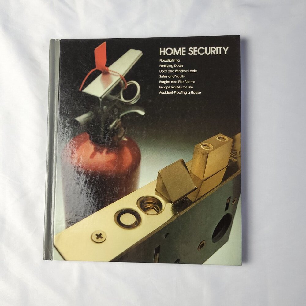 Home Security Time Life Book Hardcover 1981 vintage 80s floodlighting locks door